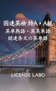 国連英検 特A・A級 英単熟語・英英単語・関連条文の英単語